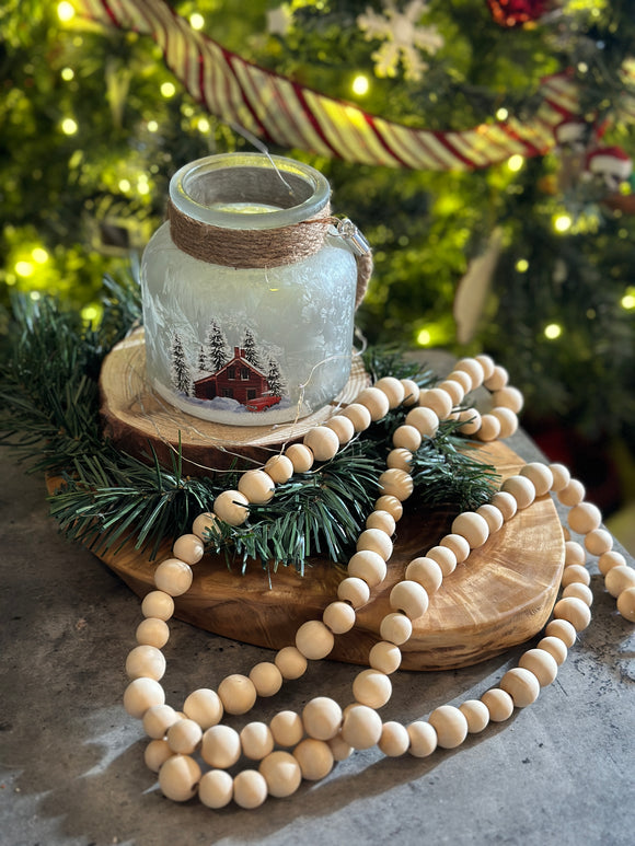 Wood Bead Garland