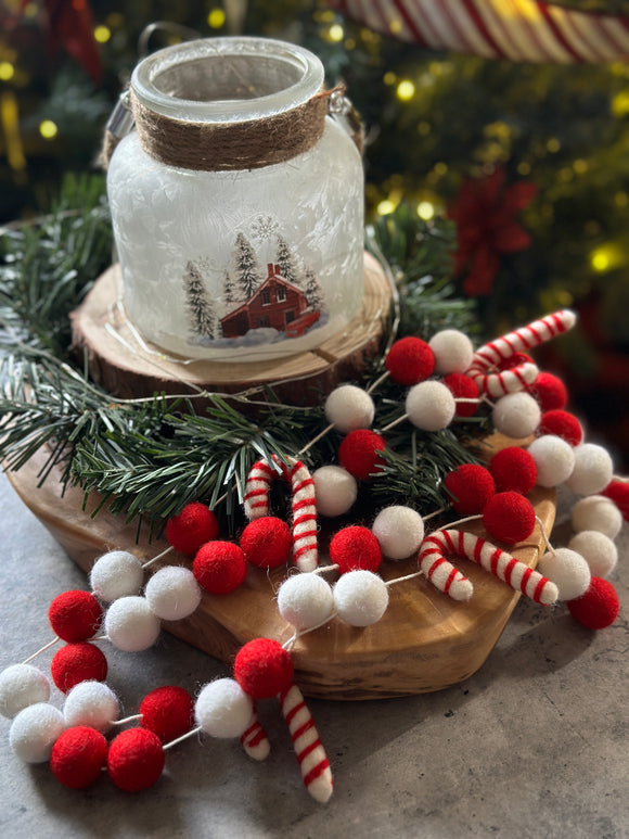 Candy Cane Garland