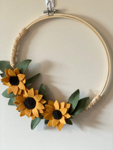 Sunflower Wreath