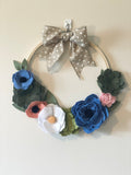 Florals and Succulents Wreath