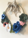 Florals and Succulents Wreath